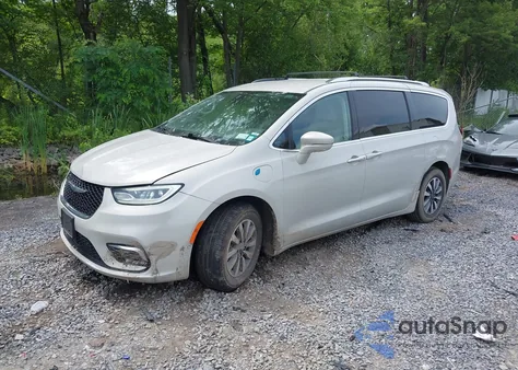 2021 Chrysler Pacifica Hybrid Touring L из США, поврежденный, VIN 2C4RC1L73MR581048